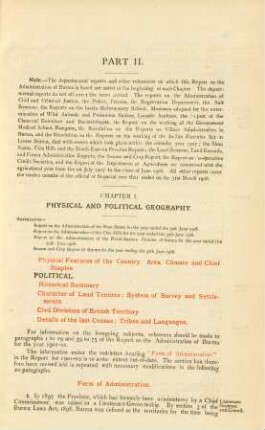 Chapter I. Physical and political geography.