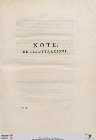 Note, ed Illustrazioni