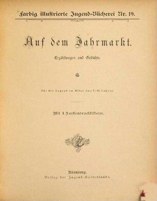 Farbig illustrierte Jugend-Bücherei, 19