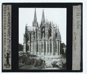 Köln, Dom : Außenansicht des Chores von SO