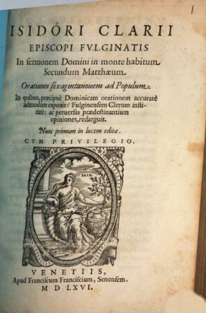 In Sermonem Domini in monte habitum secundum Matthaeum Orationes 69