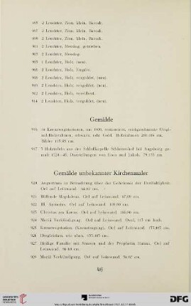 Gemälde (Nr. 916-917)