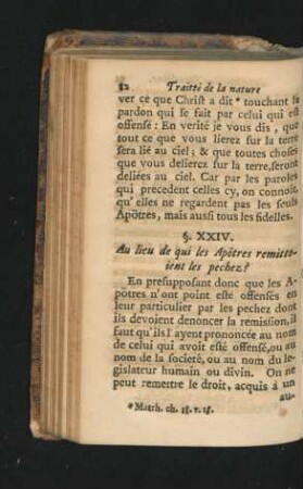 § XXIV. Au lieu de qui les Apotres remittoient les pechez?
