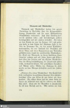Bismarck und Bleichröder