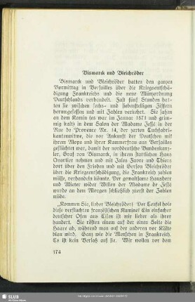 Bismarck und Bleichröder