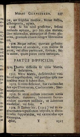 Partus Difficilis - Rheumatismus
