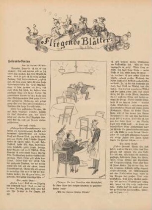 "Bringen Sie den Aermsten eine Kleinigkeit..."