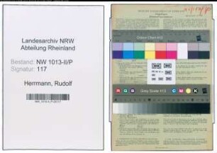 Entnazifizierung Rudolf Herrmann , geb. 22.04.1891 (Landjaeger)