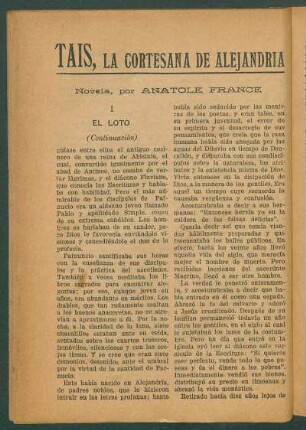 I - El loto (continuación)