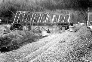 Wildberg Nagoldbrücke 1562 Einschieben Überbau