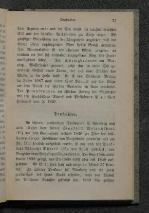 Denkmäler.