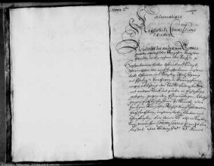 Gerichtsakte wegen der Ablösung von Duderstadt, Gieboldehausen und Bernshausen