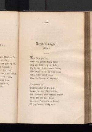 Reise-Længsel. (1834.)