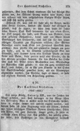 56. Der Cardinal Richelieu. (1624 - 1642.)
