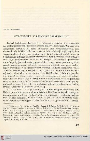 3: Wykopaliska w Palmyrze ostatnich lat