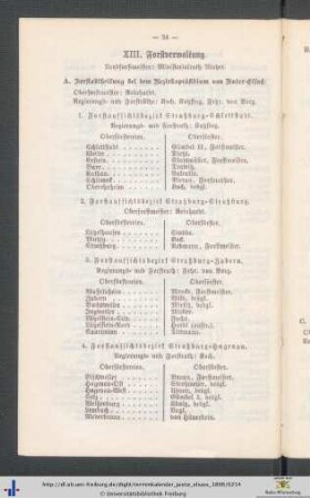 XIII. Forstverwaltung.
