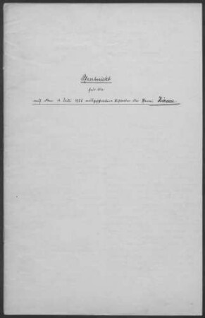 Hirsau mit Ernstmühl und Ottenbronn: Pfarrbericht 1926