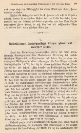 69-73 Katholizismus, landesherrliches Kirchenregiment und moderner Staat