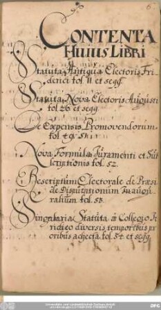 Contenta Huius Libri
