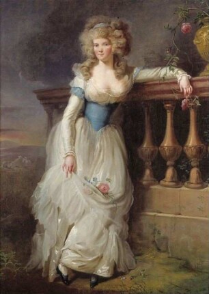 Ölgemälde: Louise Sophie Jeanette von Oeynhausen