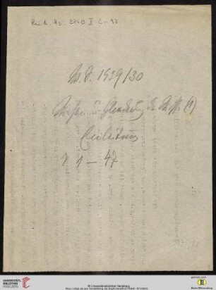 W.S. 1929/30. Wesen u. Gliederung d. Wiss (1). Einleitung [Vorlesung]