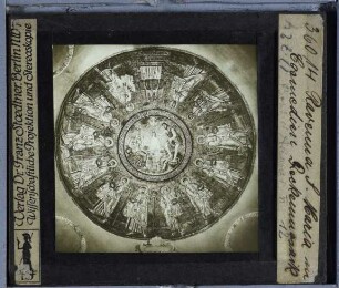 Ravenna, Baptisterium der Arianer,Ravenna, Baptisterium der Arianer, Deckenmosaik