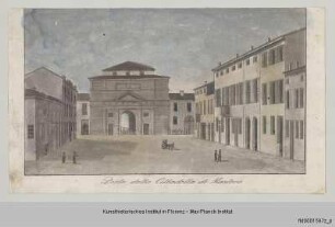 Vedute der Porta Giulia in Mantua