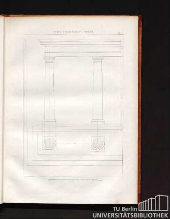 Entre-colonnement toscan. Pl. 4.