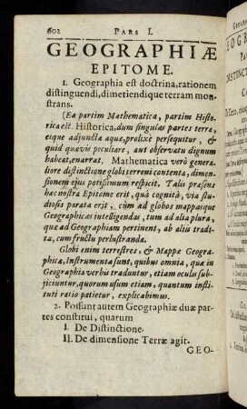 602-641, Parte I: De distinctine terrae agitur