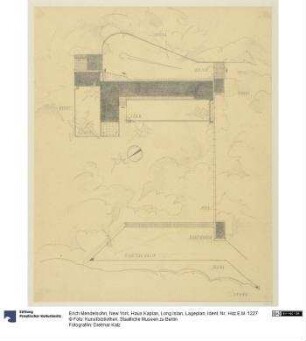 New York, Haus Kaplan, Long Islan, Lageplan