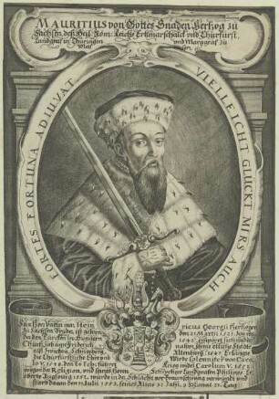 Bildnis des Mauritius zu Sachsen