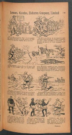 Leones, Gacelas, Elefantes Company, Limited - [Cómic]