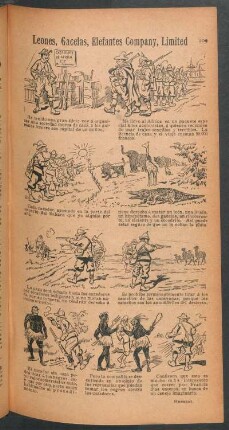 Leones, Gacelas, Elefantes Company, Limited - [Cómic]