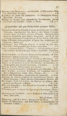 Zeichenbücher und zum Nachzeichnen geeignete Bilder.