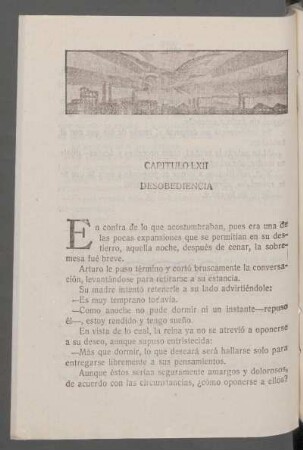 Capítulo LXII - Desobediencia