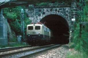 Badische Schwarzwaldbahn Niederwasser Lok 139 560 Portal Eisenbergtunnel