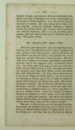 Ludwig XIV. 1643 - 1715