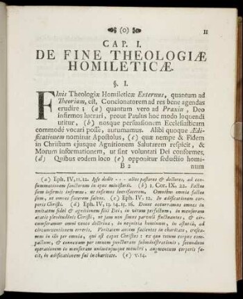 Cap. I. De Fine Theologiæ Homileticæ.
