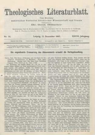 593-595 [Rezension] Carus, Paul, The story of Samson and its place in the religious development of mankind