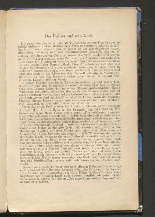 Der Dichter und sein Werk