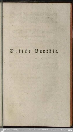 Dritte Parthie