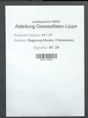 Angelegenheiten der staatlichen Schutzpolizei, Allgemeines, Band 2
