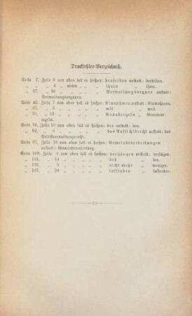 Druckfehler-Verzeichniß