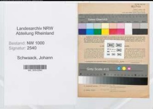 Entnazifizierung Johann Schwaack, geb. 08.01.1905 (Brandmeister)