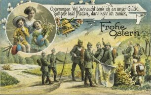Frohe Ostern - Ostermorgern - Voll Sehnsucht denk' ich an unser Glück [...]