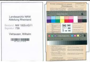Entnazifizierung Wilhelm Viehausen , geb. 05.02.1890 (Gastwirt)