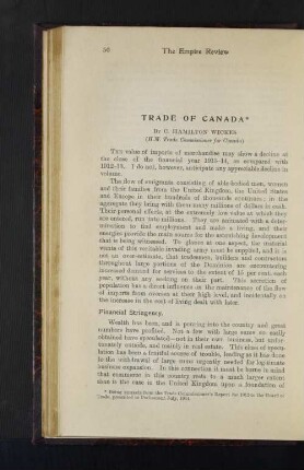 Trade of Canada