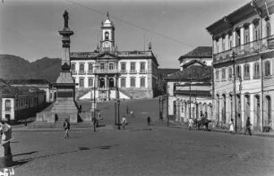 Ouro Preto : Blick auf den Hauptplatz von Ouro Preto.