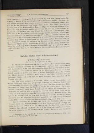 Einfaches Modell einer Influenzmaschine.