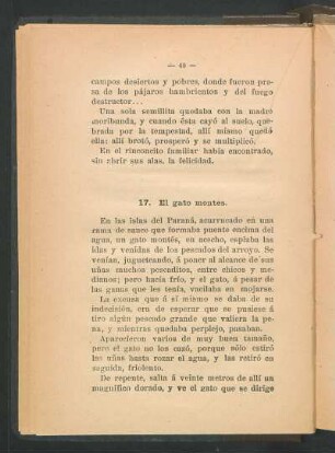 17. El gato montés.